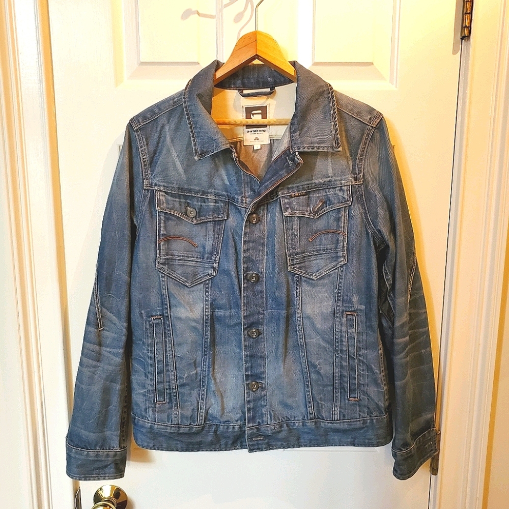 G-STAR RAW Arc 3D Slim Denim Mens Jacket